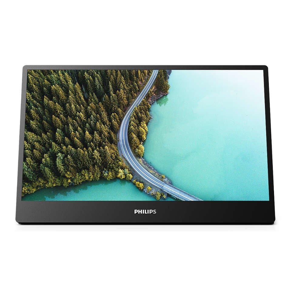 PHILIPS  3000 series 16B1P3302D/00 Monitor PC 39,6 cm (15.6") 1920 x 1080 Pixel Full HD LED Nero 