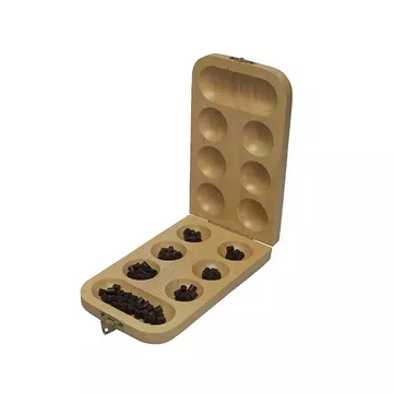 Kalaha Bohnenspiel klappbar