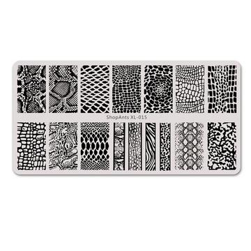 Tablett zum Nagelstempeln - Tiermuster