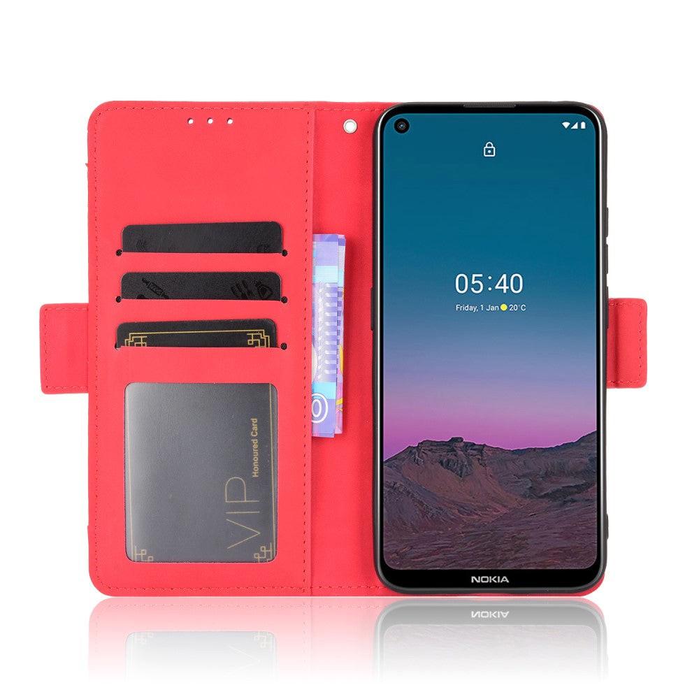 Cover-Discount  Nokia 5.4 - Etui avec de nombreux rangements pour cartes noir 