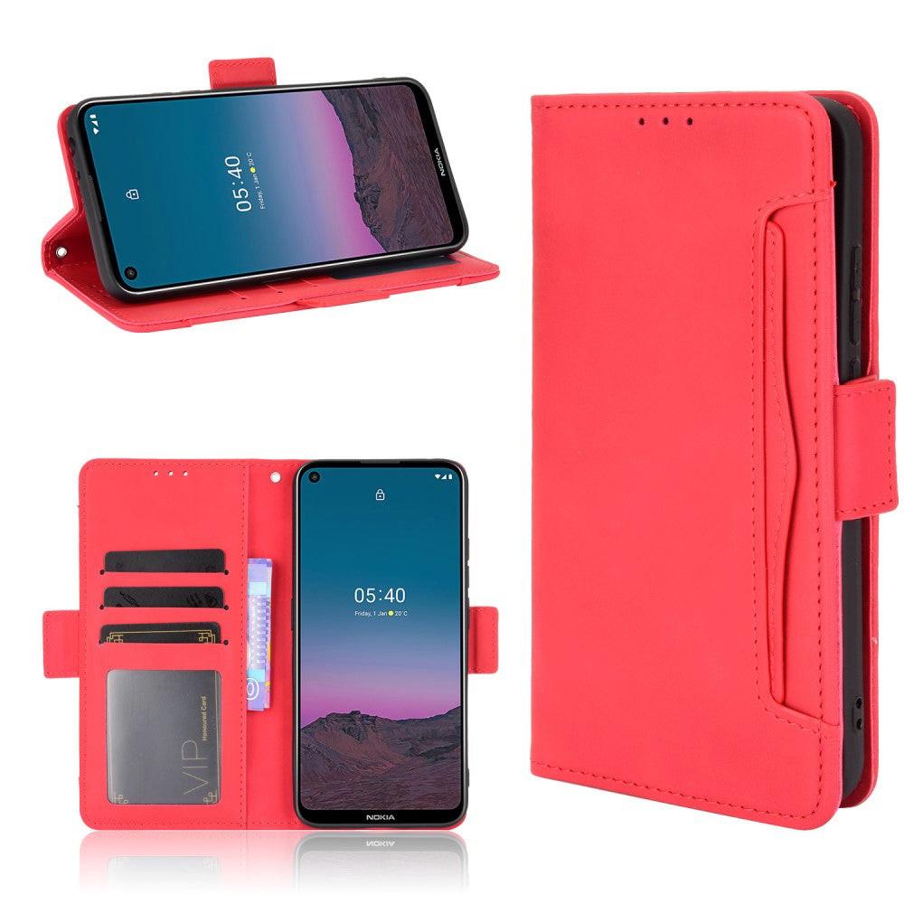 Cover-Discount  Nokia 5.4 - Etui avec de nombreux rangements pour cartes noir 