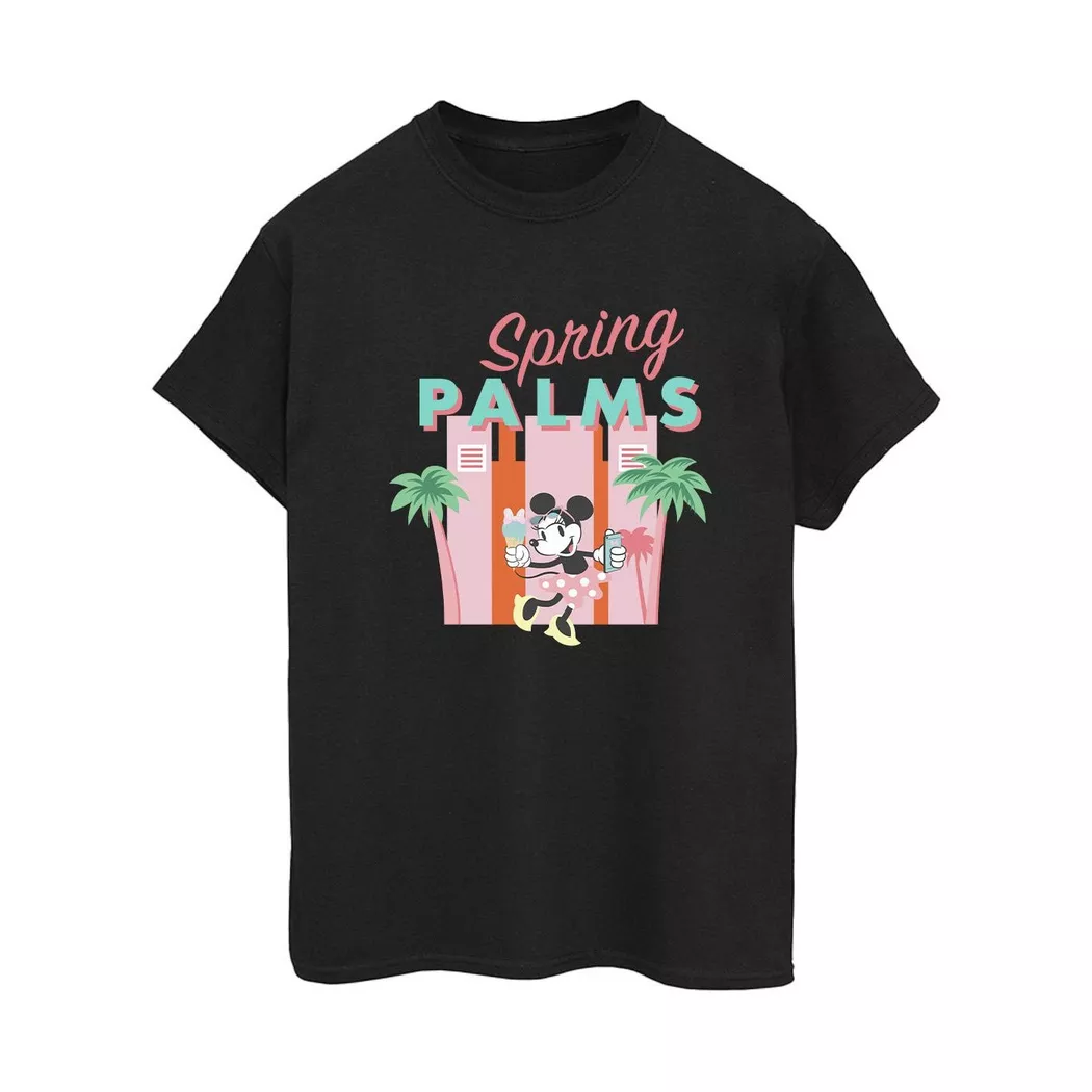 Disney - Spring Palms TShirt, für Damen, Schwarz, Größe XL
