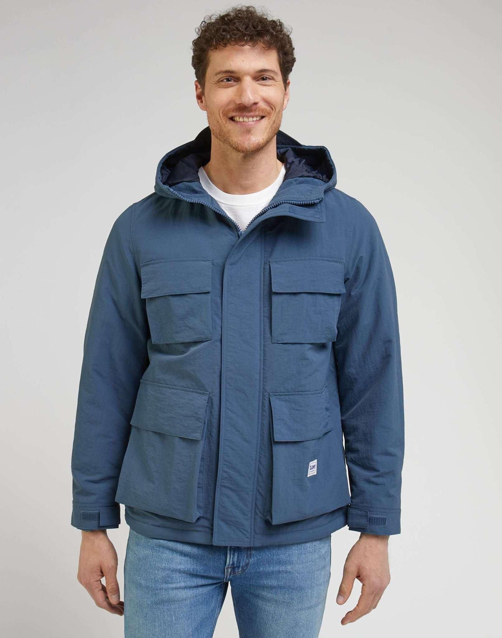Image of Jacken Utility Jacket Herren Blau S