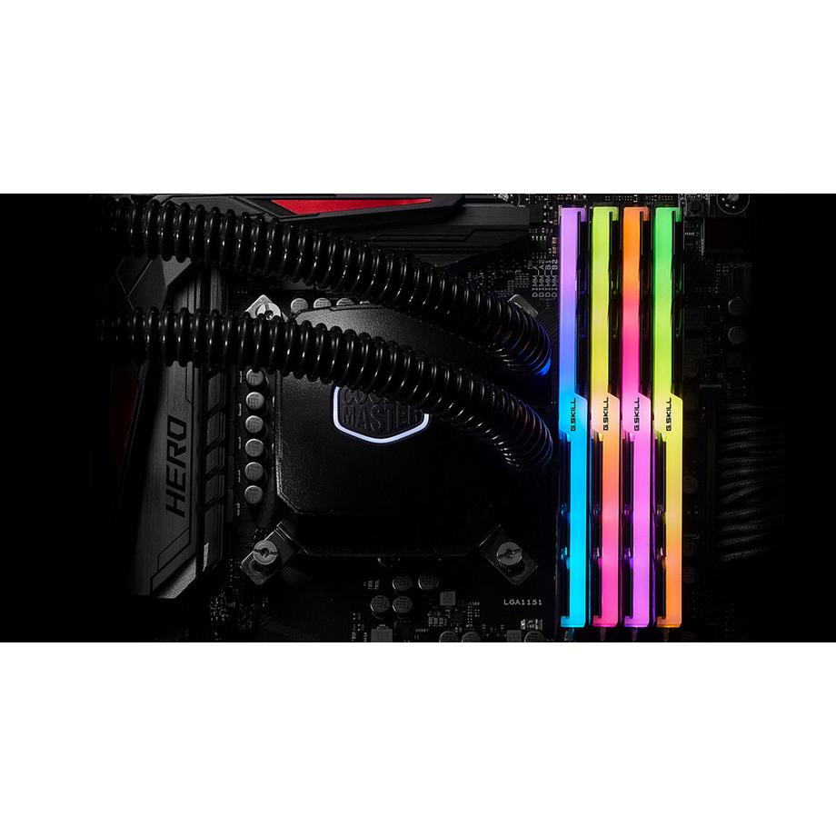 G.Skill  Trident Z RGB F4-3600C16Q-64GTZRC module de mémoire 64 Go 4 x 16 Go DDR4 3600 MHz 