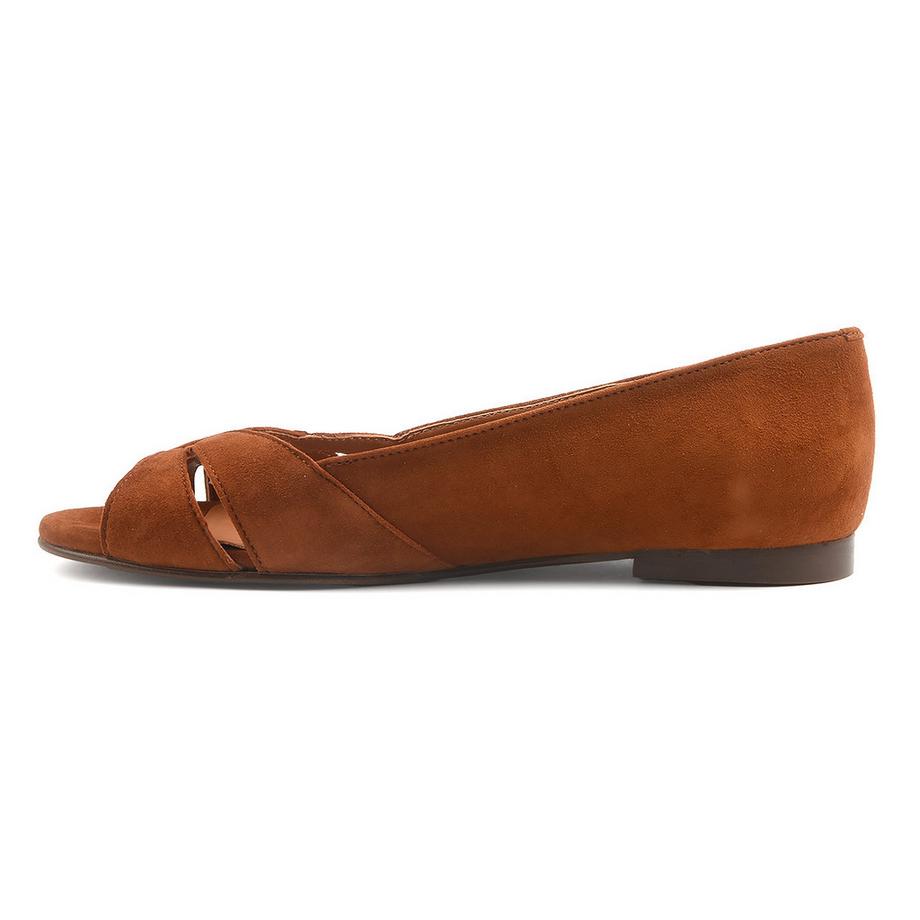 Maison Toufet Chiara Peep Toe Ballerinas  