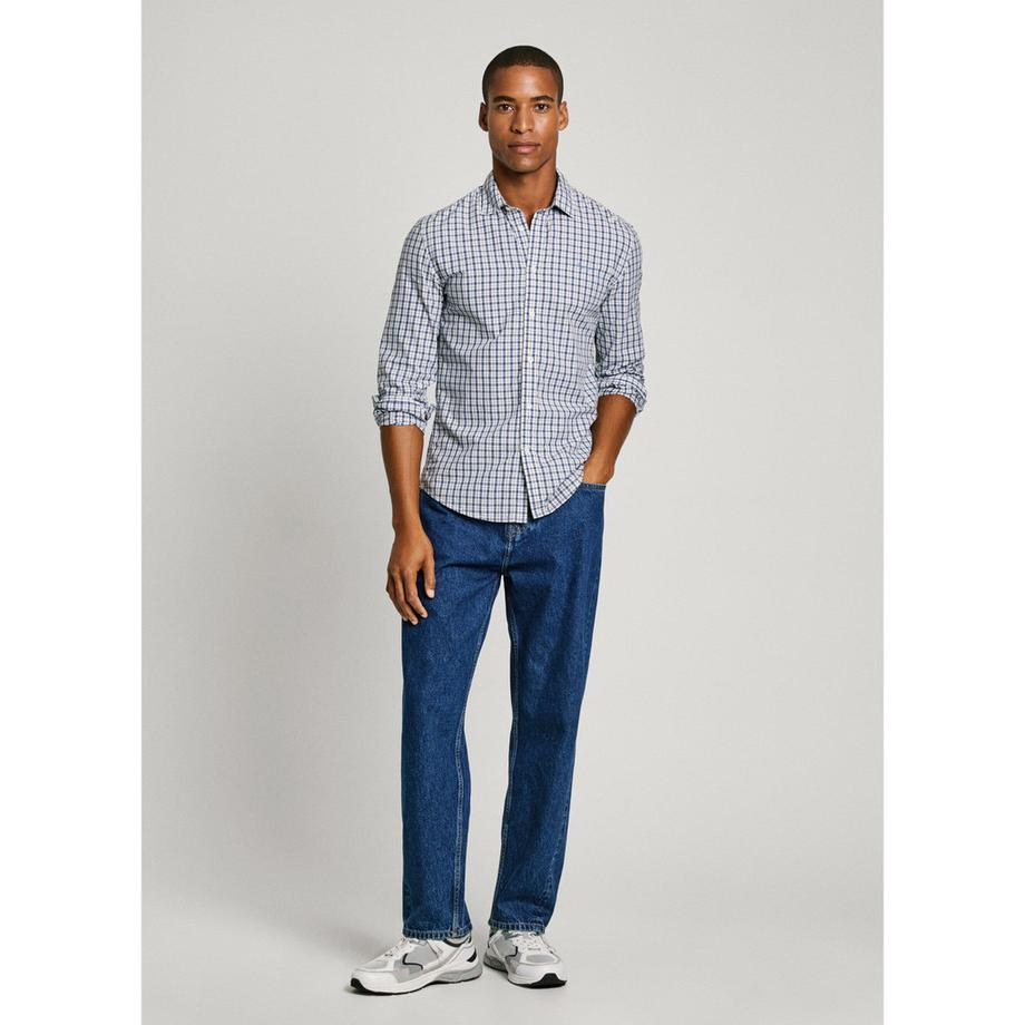 Pepe Jeans London Mauro Chemise à Carreaux Manches Longues  