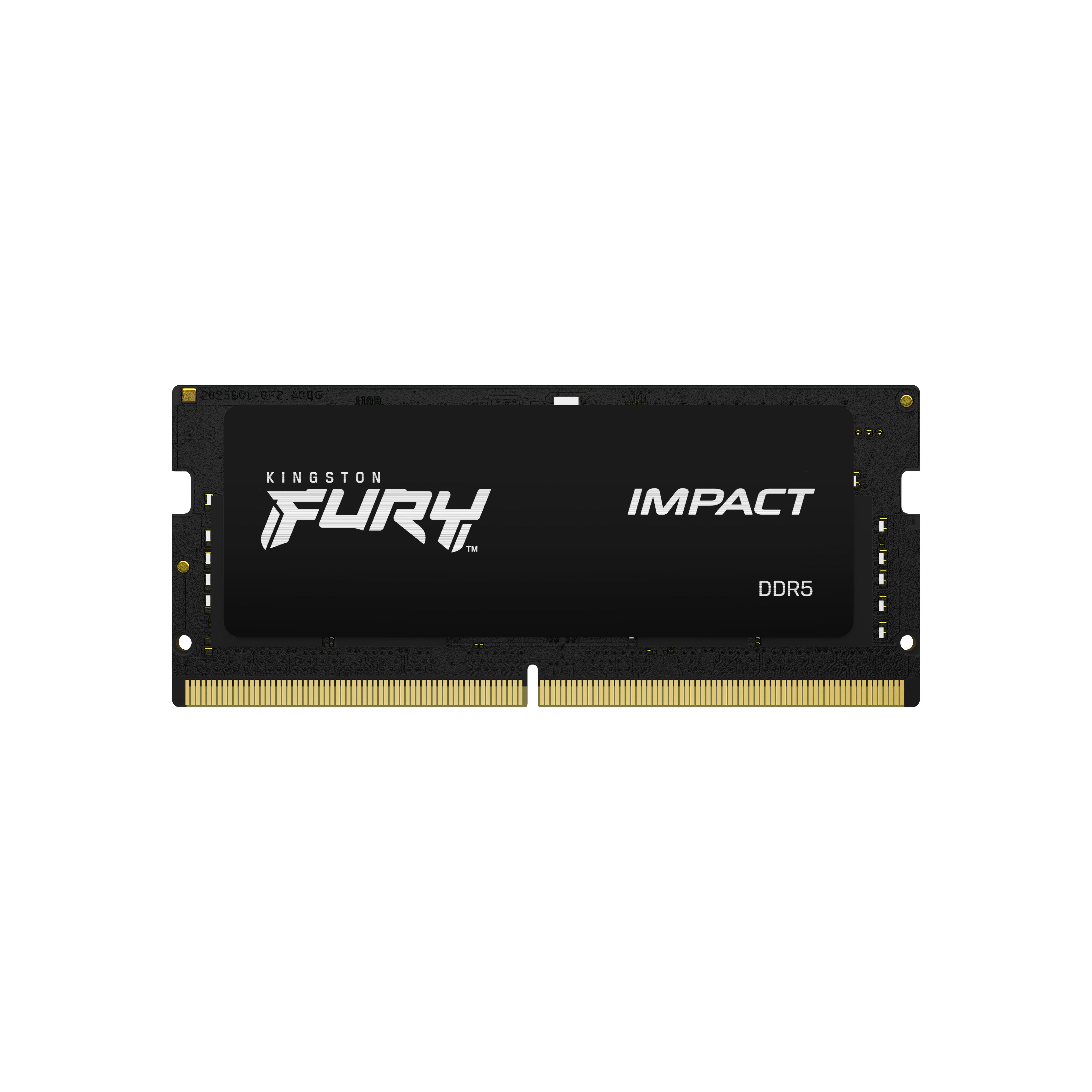 KINGSTON TECHNOLOGY  FURY Impact Black memoria 64 GB 2 x 32 GB DDR5 2400 MHz 