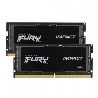 KINGSTON TECHNOLOGY  FURY Impact Black memoria 64 GB 2 x 32 GB DDR5 2400 MHz 