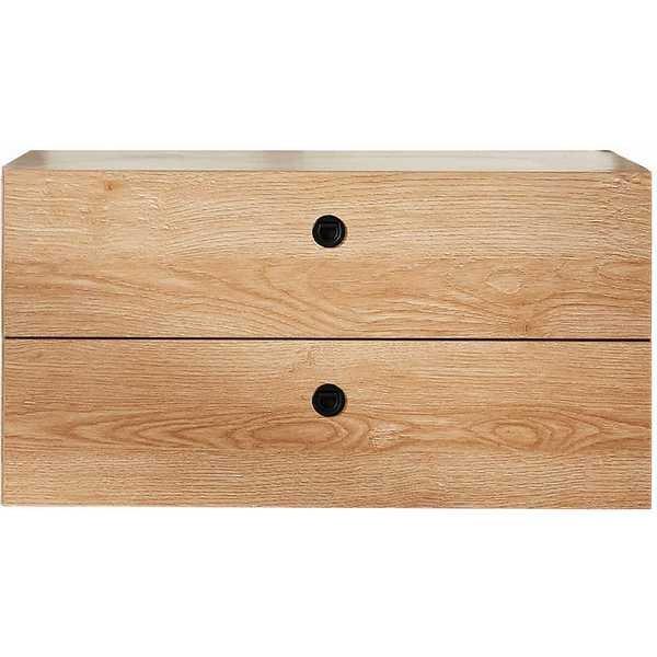 mutoni Cassettiera per ripiano largo naturale 80x44  