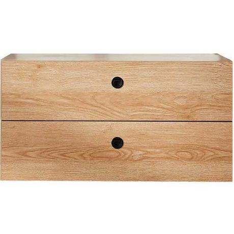 mutoni Cassettiera per ripiano largo naturale 80x44  