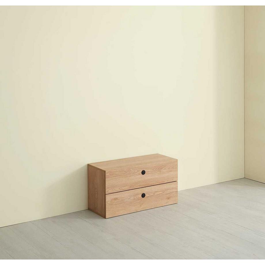 mutoni Schubladenkasten Voluto natur 80x32  