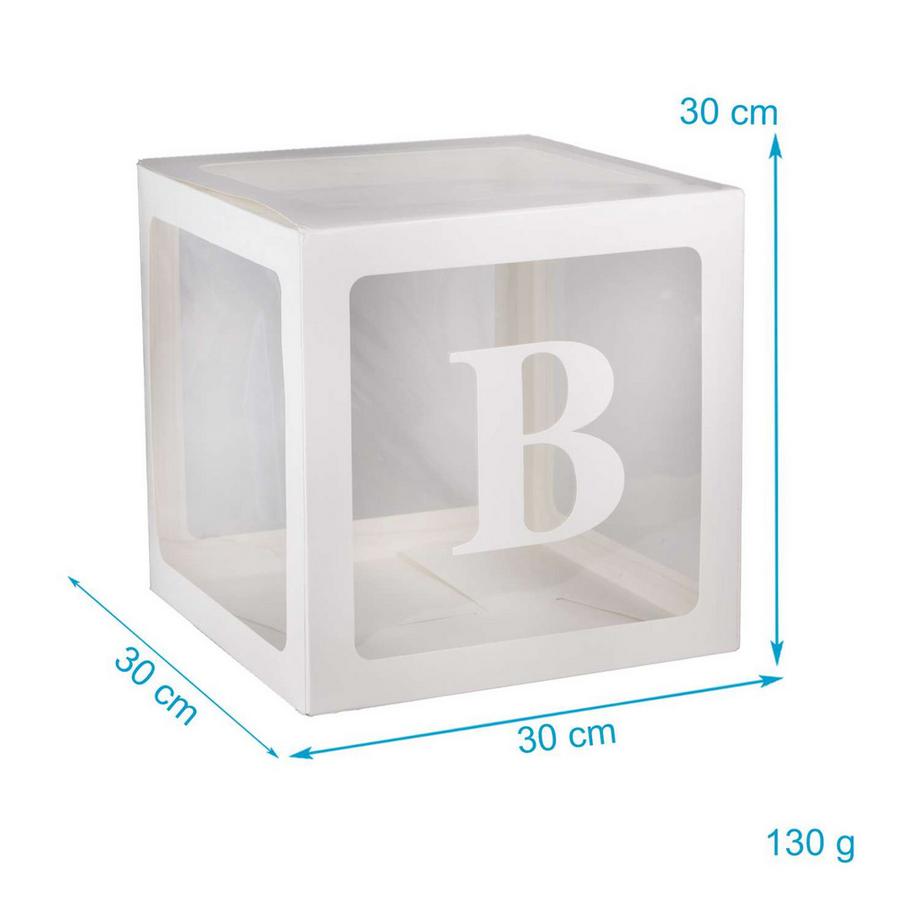 Intirilife  Ensemble De 4 Boîtes À Ballons Pour Baby Shower 