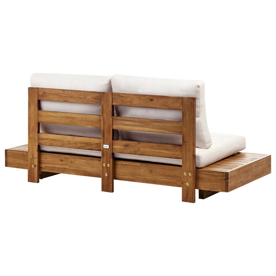 Beliani 2 Sitzer Sofa aus zertifiziertes Akazienholz  MARETTIMO  