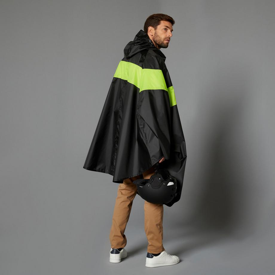 BTWIN  Velo Poncho City Sichtbarkeit Tag und Nacht Polyester 