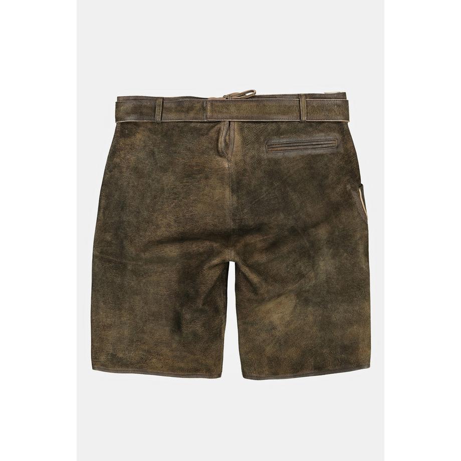 JP1880 Pantalon en cuir de chèvre avec broderies traditionnelles  