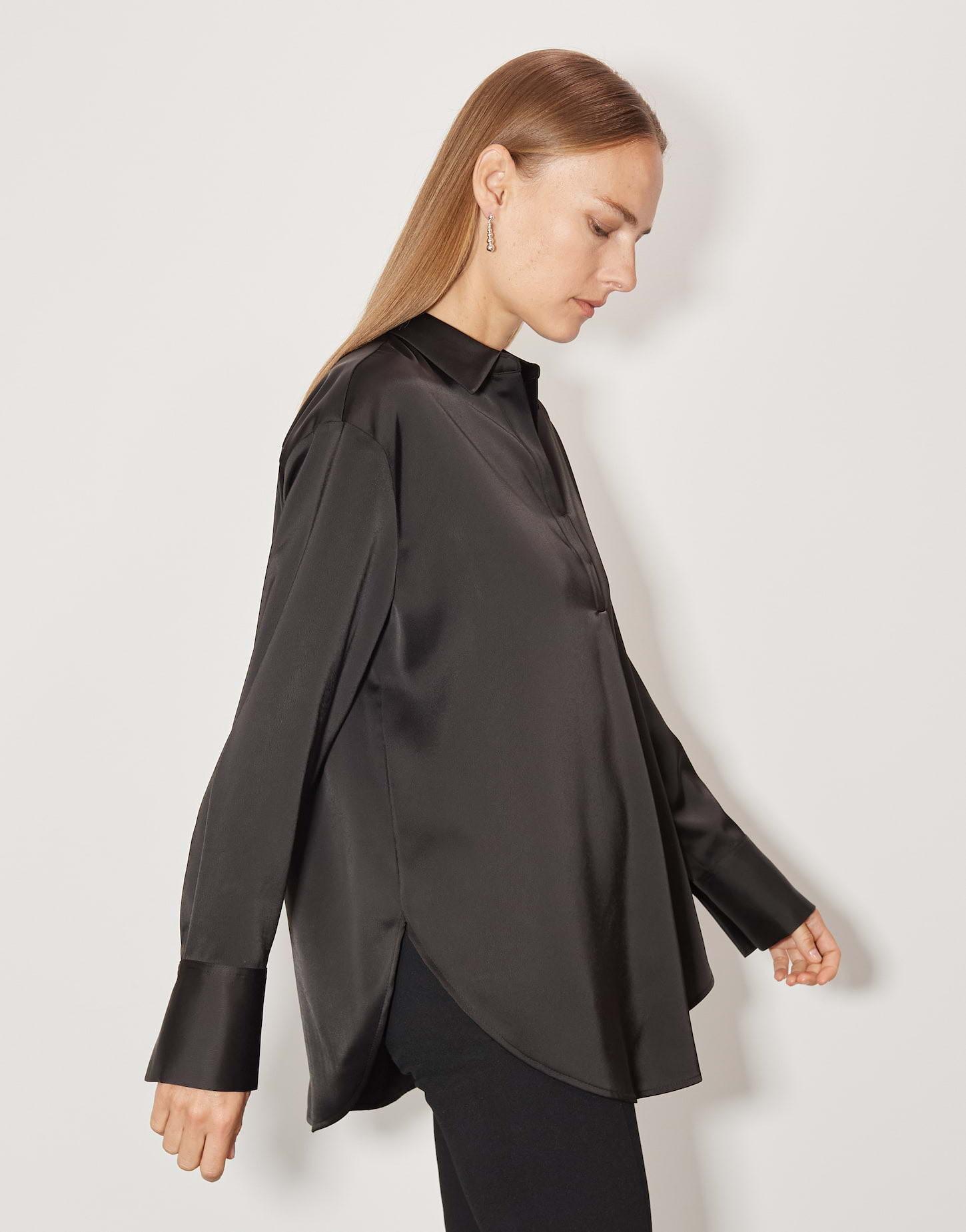 someday  Blouse en satin Zanza Droit 