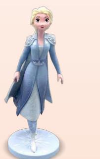BULLYLAND  Disney Frozen Elsa Abenteuer Kleid mit Ständer (10cm) 