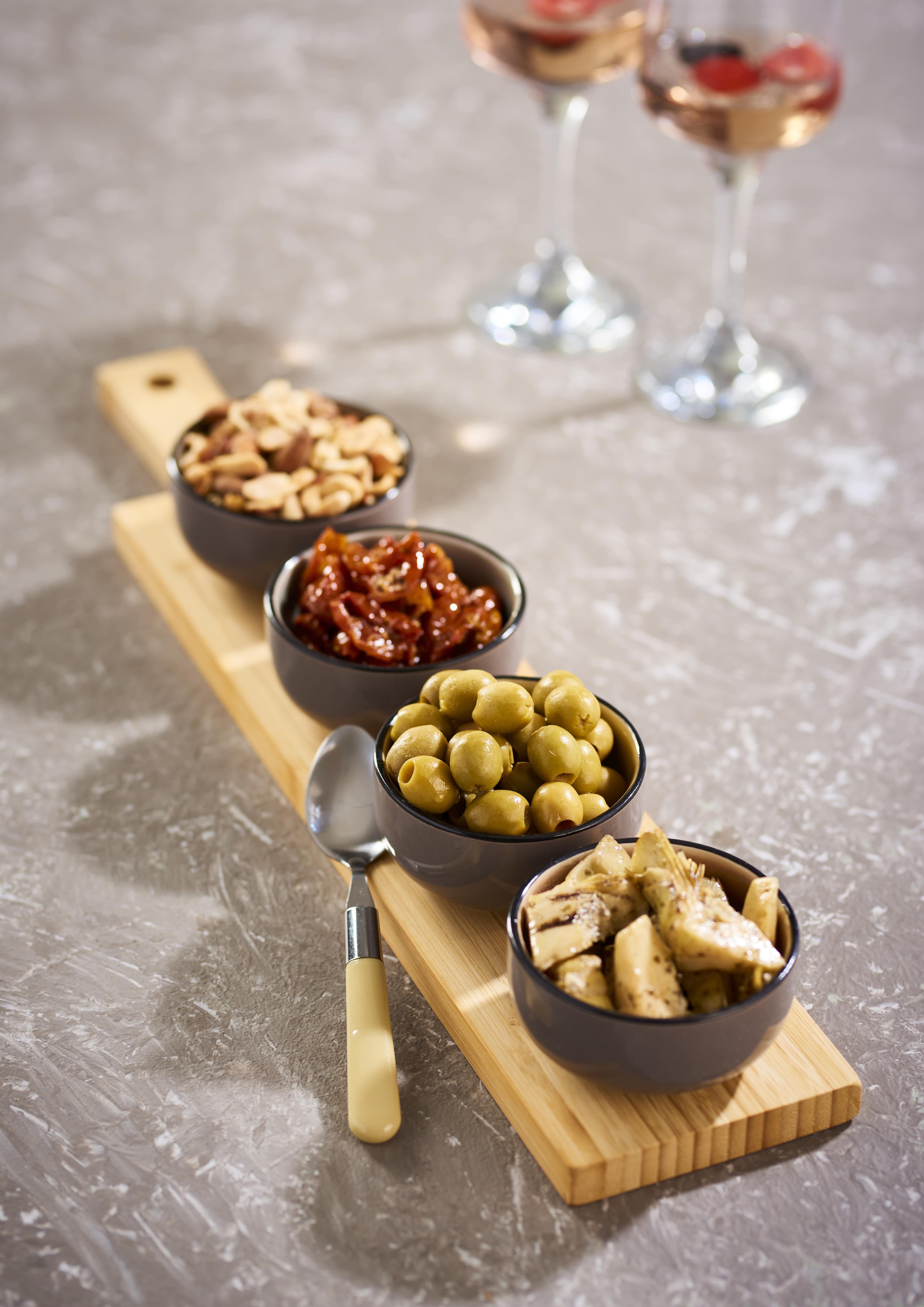 SCHOU Apero-Set, mit 4 Schalen  