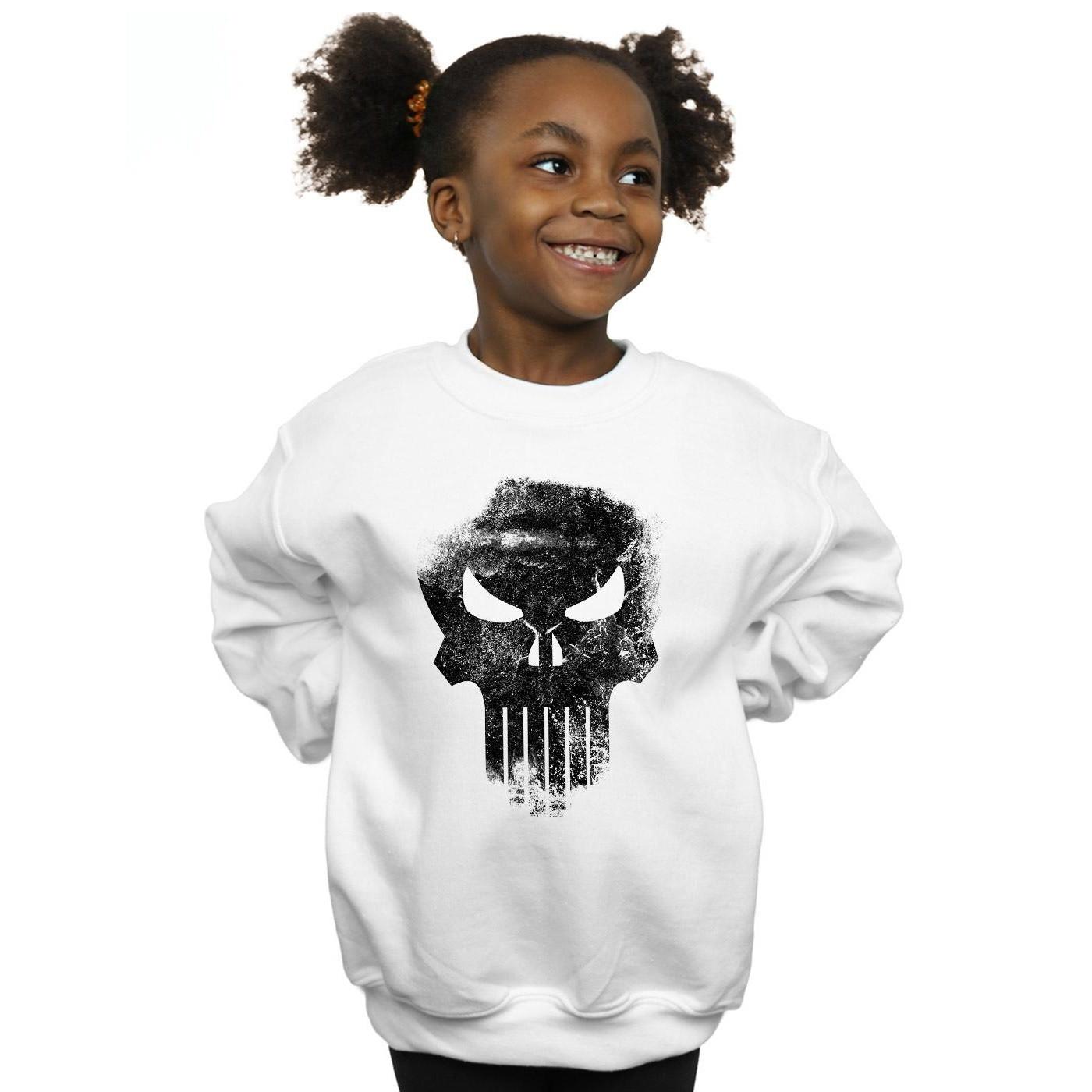 MARVEL  Sweat THE PUNISHER DISTRRESSED SKULL 