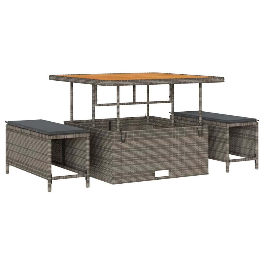 VidaXL Gartensofa-set poly-rattan  