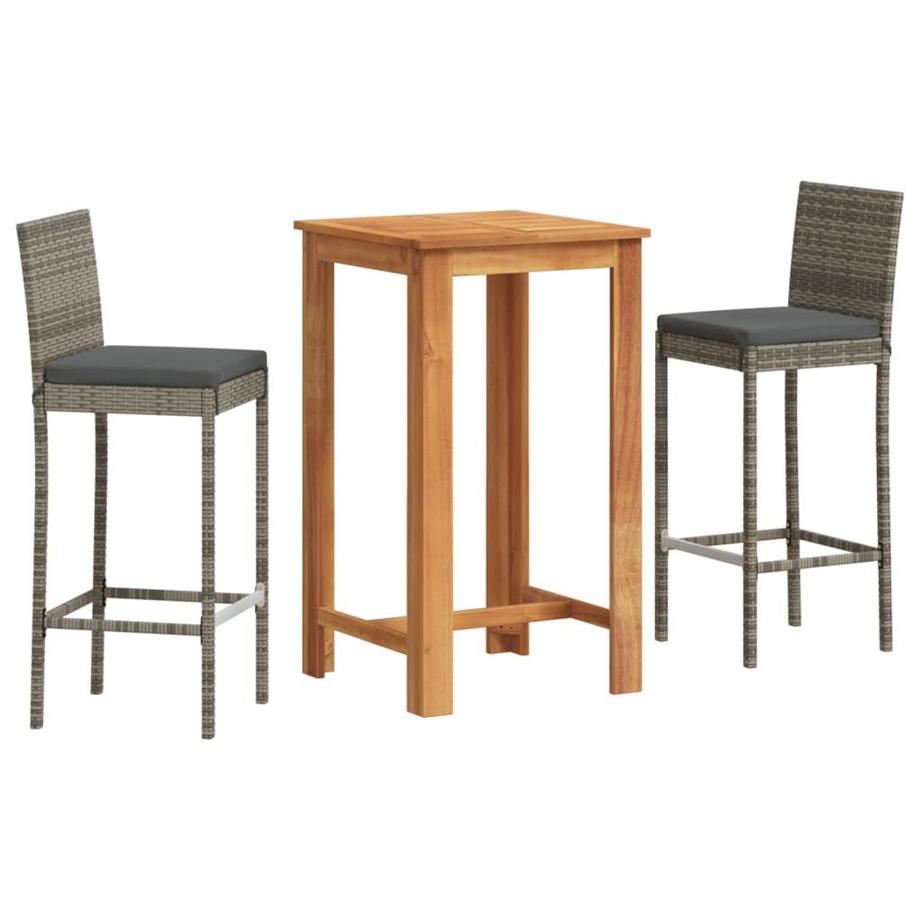 set da bar per giardino Polirattan