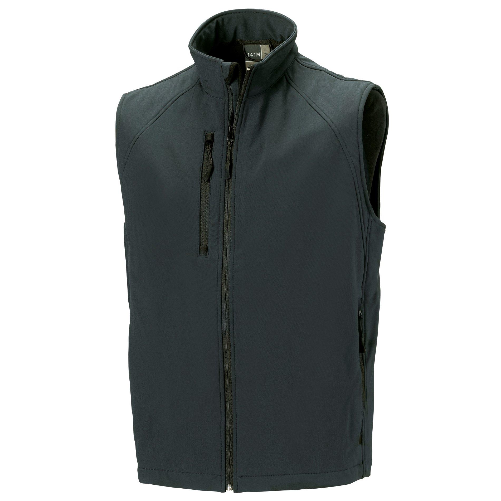 Image of Softshellweste, 3lagig Herren Titangrau XL