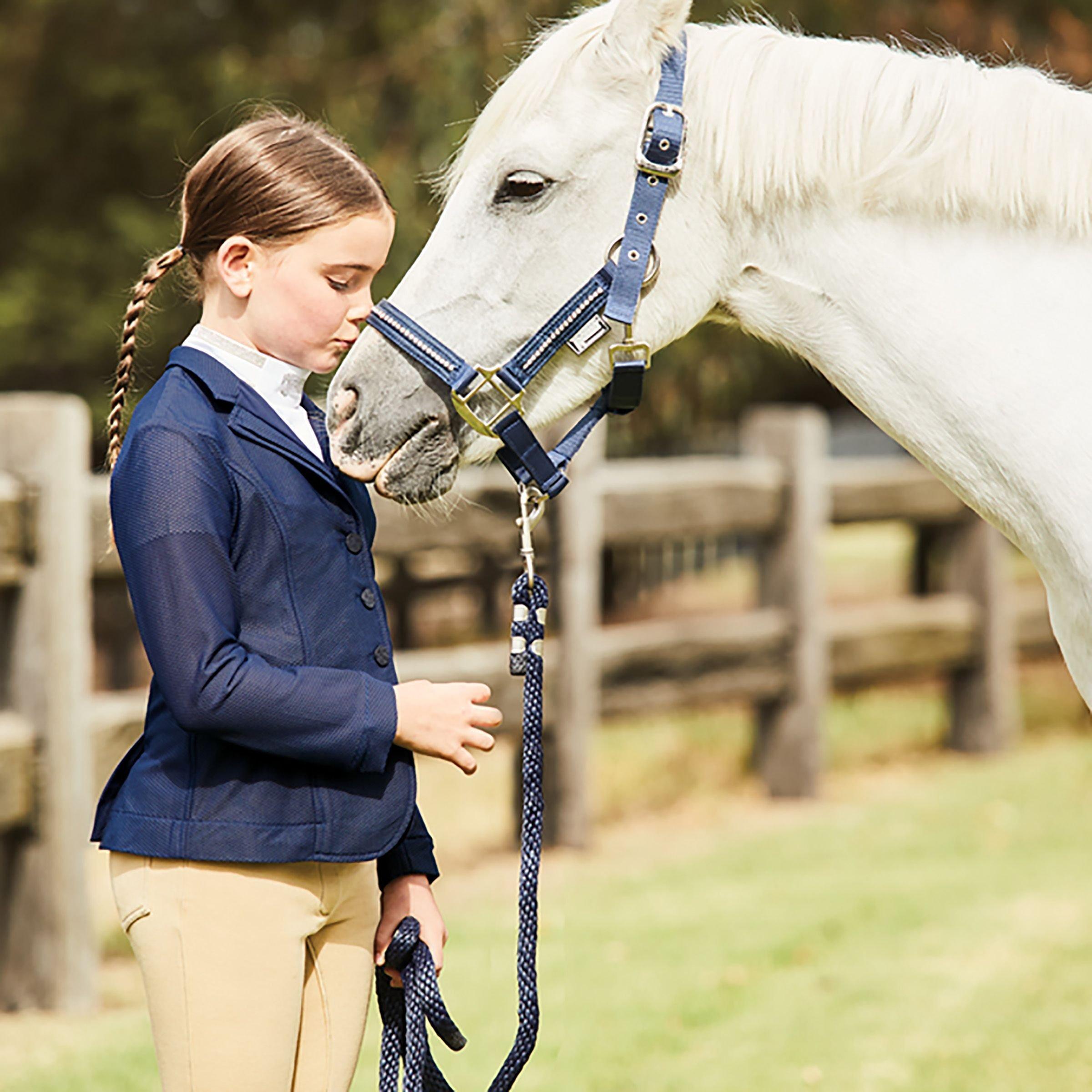 Weatherbeeta  Giacca da equitazione aderente da bambina in maglia Dublin Hanna II 