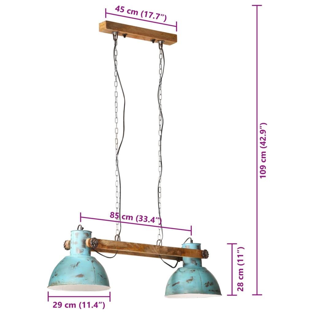 VidaXL lampada pensile Ferro  