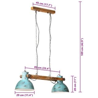 VidaXL lampada pensile Ferro  