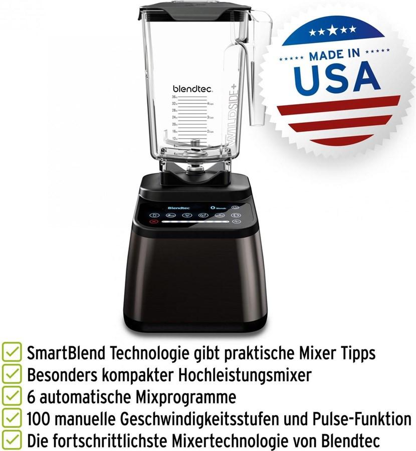 Blendtec Standmixer Designer 725 Silber Metallic  