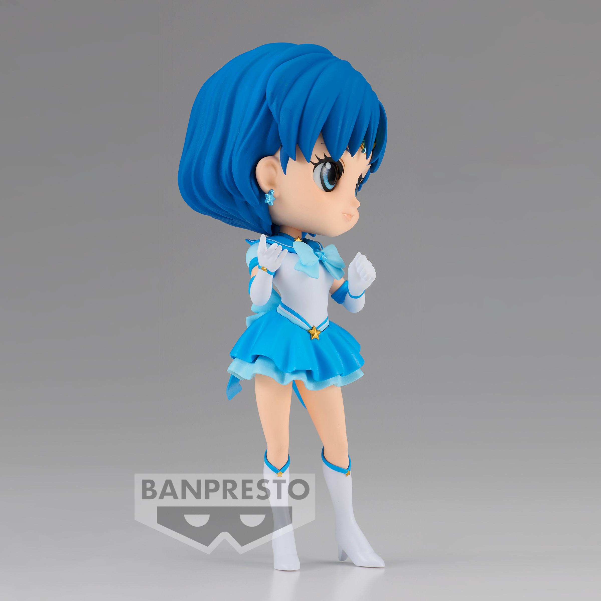 Banpresto  Pretty Guardian Sailor Moon Cosmos the Movie Eternal Sailor Mercury ver.A Q posket figure 14cm 