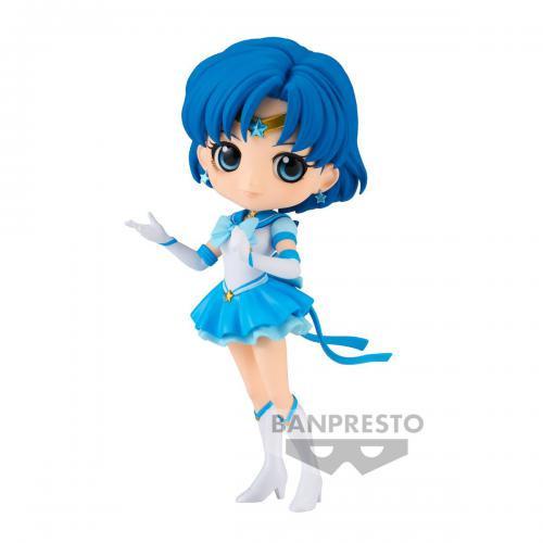 Banpresto  Pretty Guardian Sailor Moon Cosmos the Movie Eternal Sailor Mercury ver.A Q posket figure 14cm 