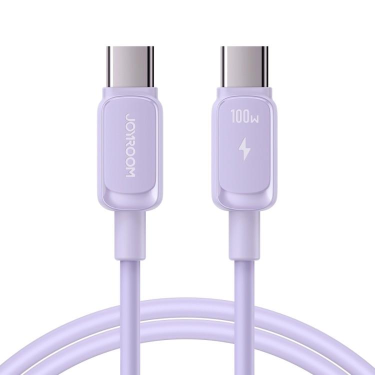 Image of 100w Usb-c Auf Usb-c Schnelllade-datenkabel S-cc100a14 Lila Unisex 1.2 m