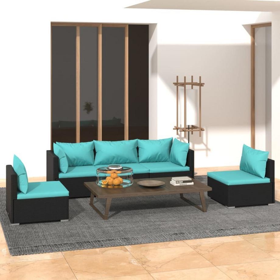VidaXL Garten-lounge-set poly-rattan  
