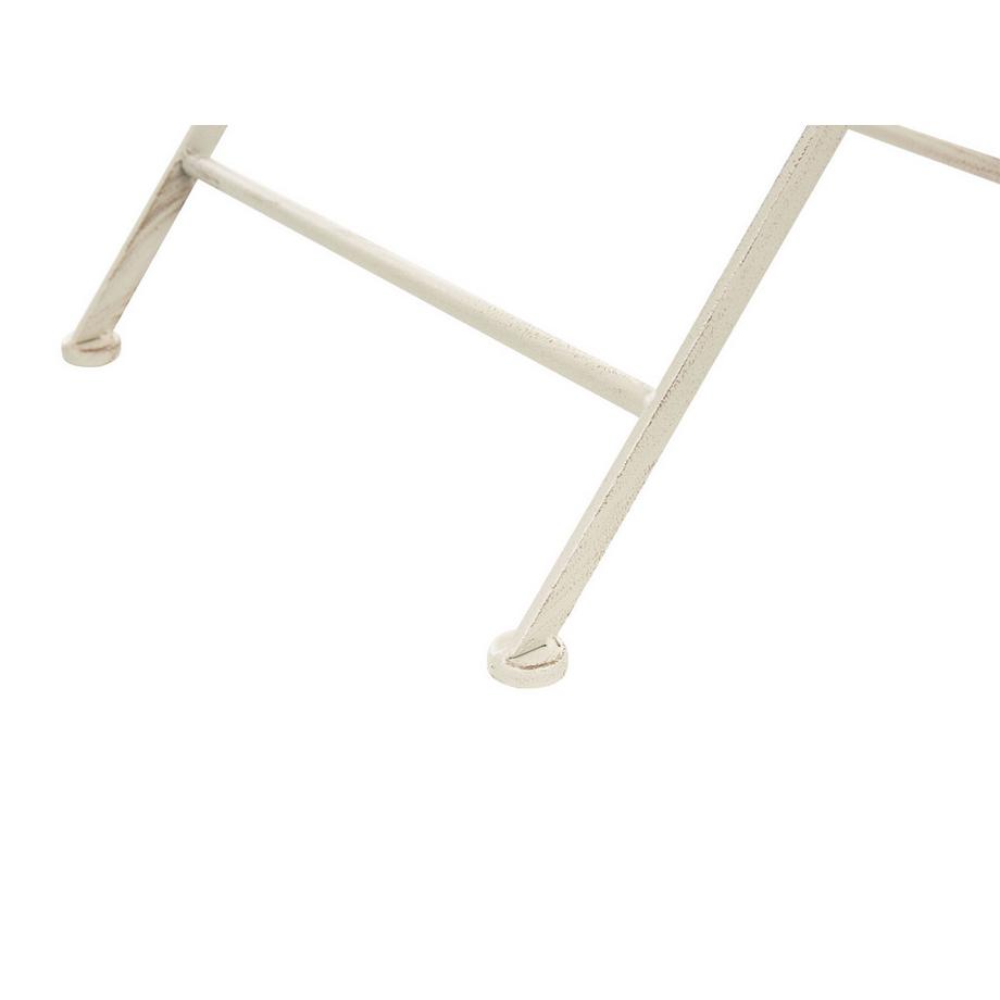 Beliani Tavolino Bistrot en Ferro Retrò BIVIO  