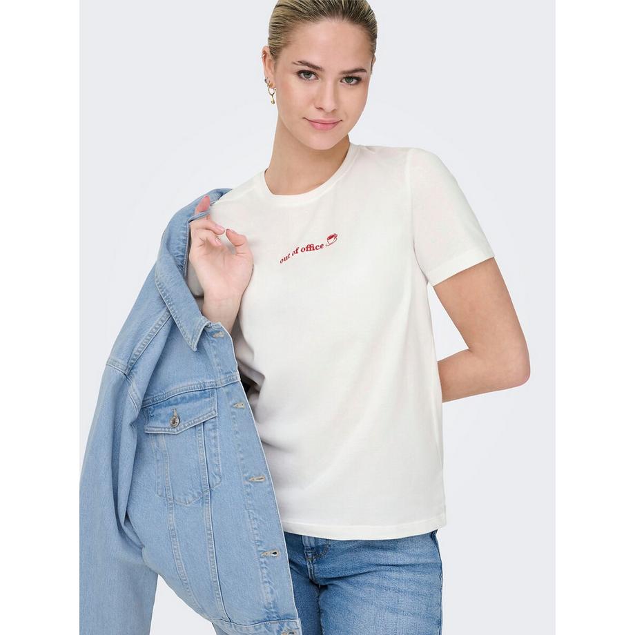 T-shirt inscription poitrine