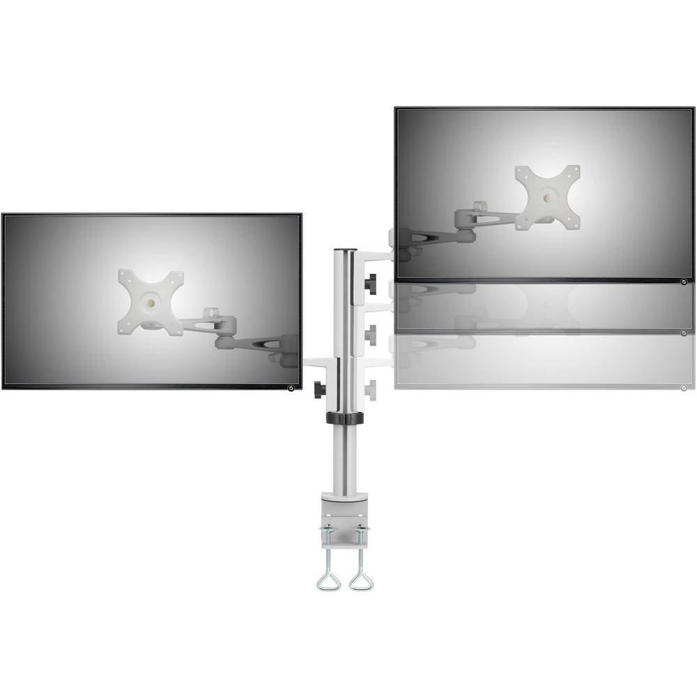 Image of Dual Monitor-Tischhalterung mit C-Klemme