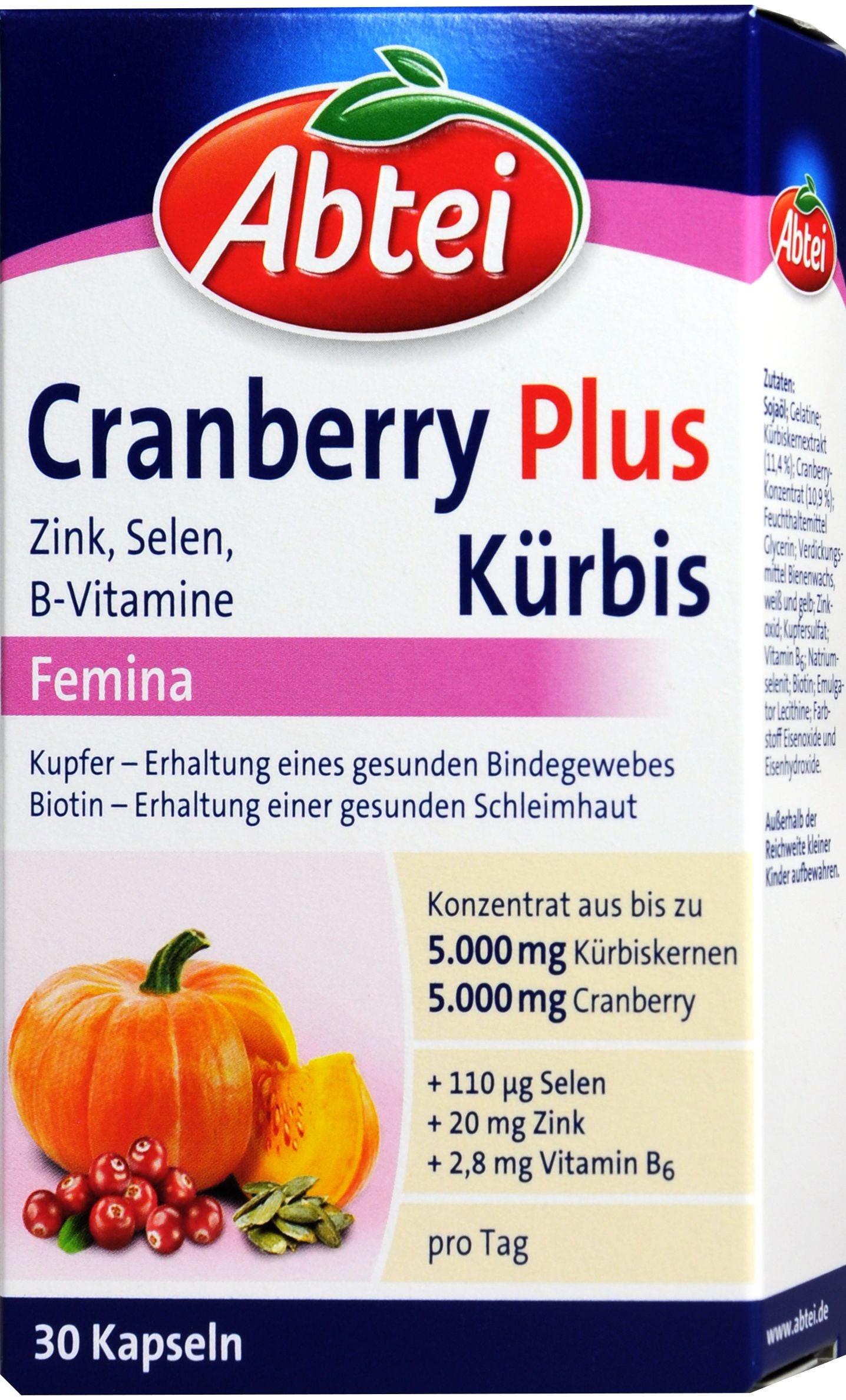 Abtei  Kürbis Cranberry Plus 