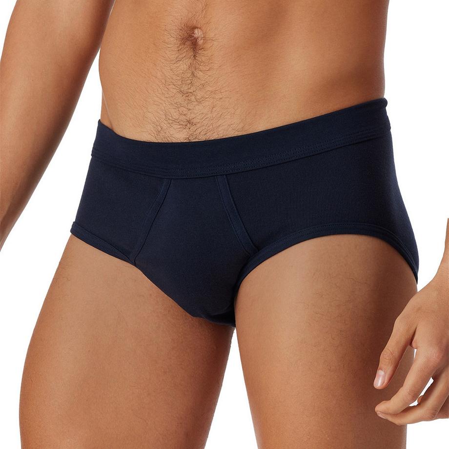 Schiesser Cotton Essentials Slip Sportivi a Costine Fini Confezione da 4  