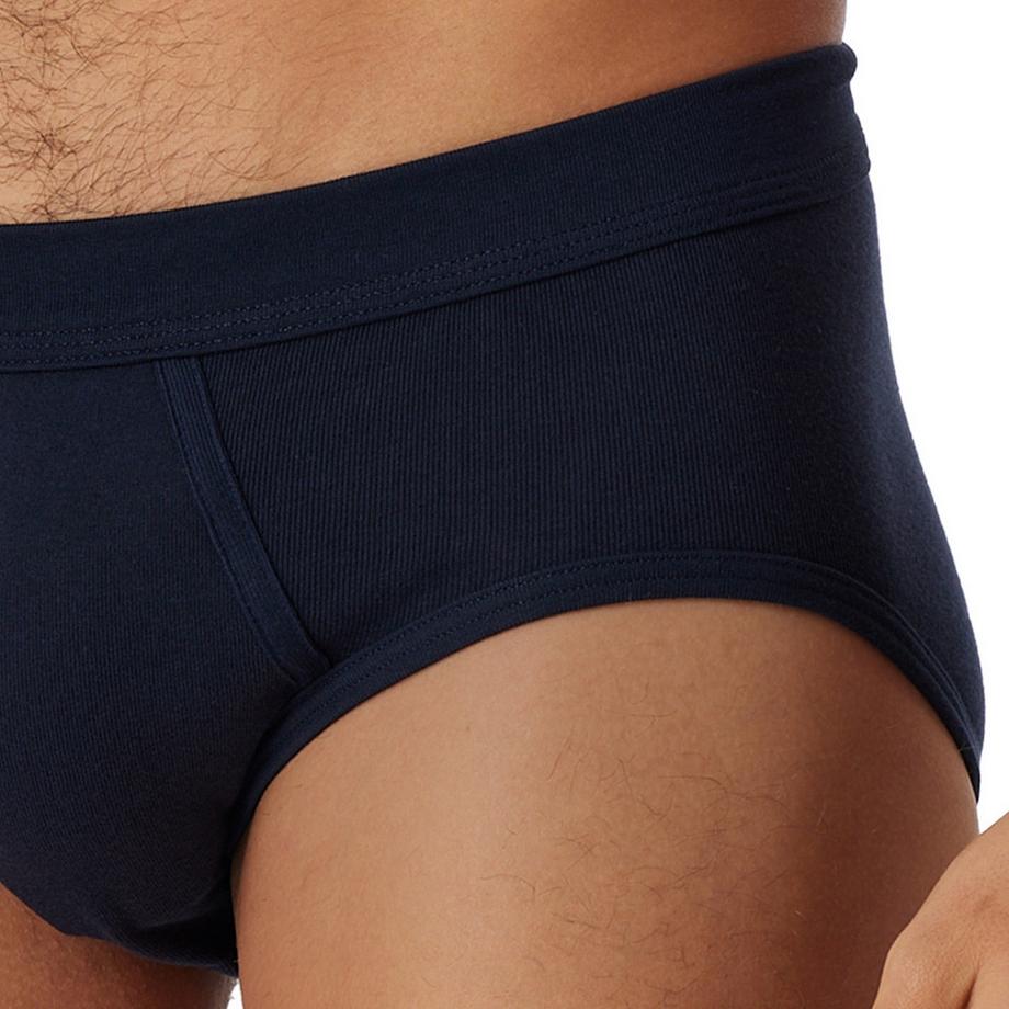 Schiesser Cotton Essentials Slip Sportivi a Costine Fini Confezione da 4  