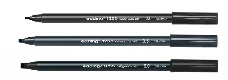 Edding EDDING Calligraphy 1255 Set 2-5mm 1255-1-E3 schwarz 3 Stück  