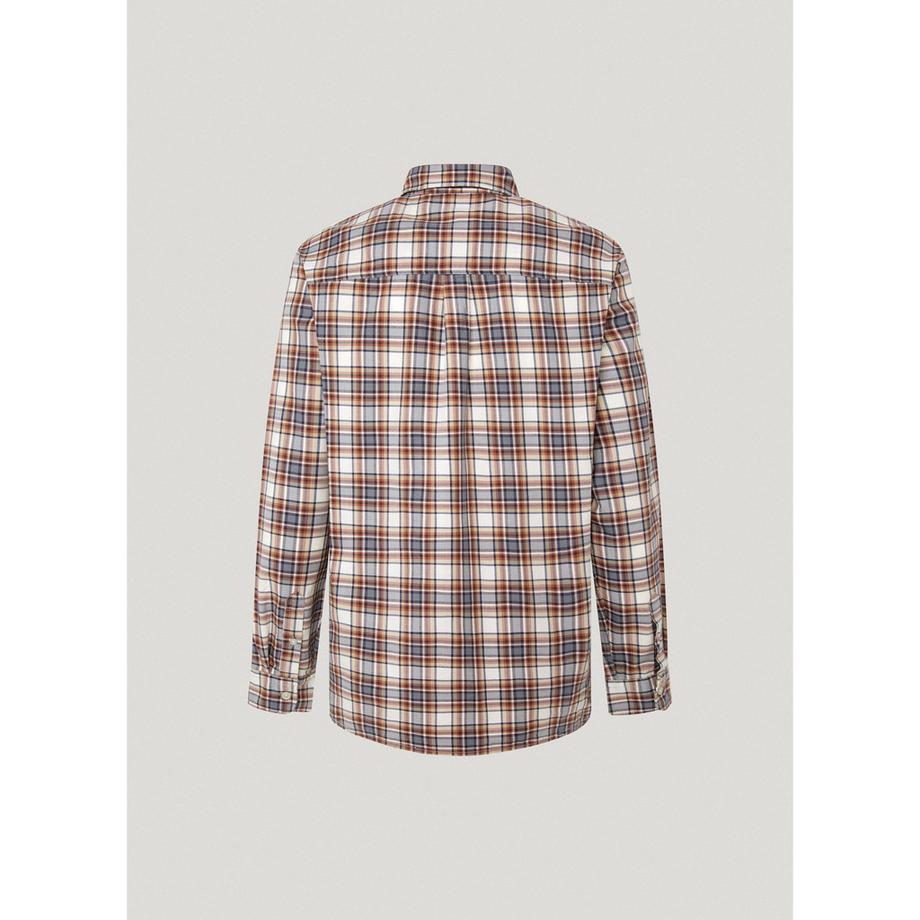 Pepe Jeans London Macberth Chemise à Carreaux Regular Fit Manches Longues  