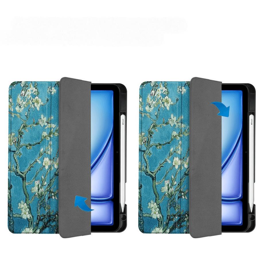 Cover-Discount  iPad Air 11 2024 - Smart Case Pencil Halter Motiv 