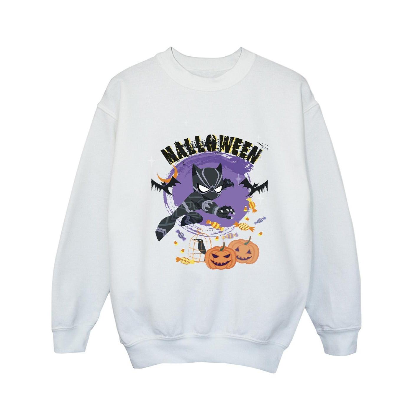 Image of Black Panther Halloween Sweatshirt Mädchen Weiss 140/146
