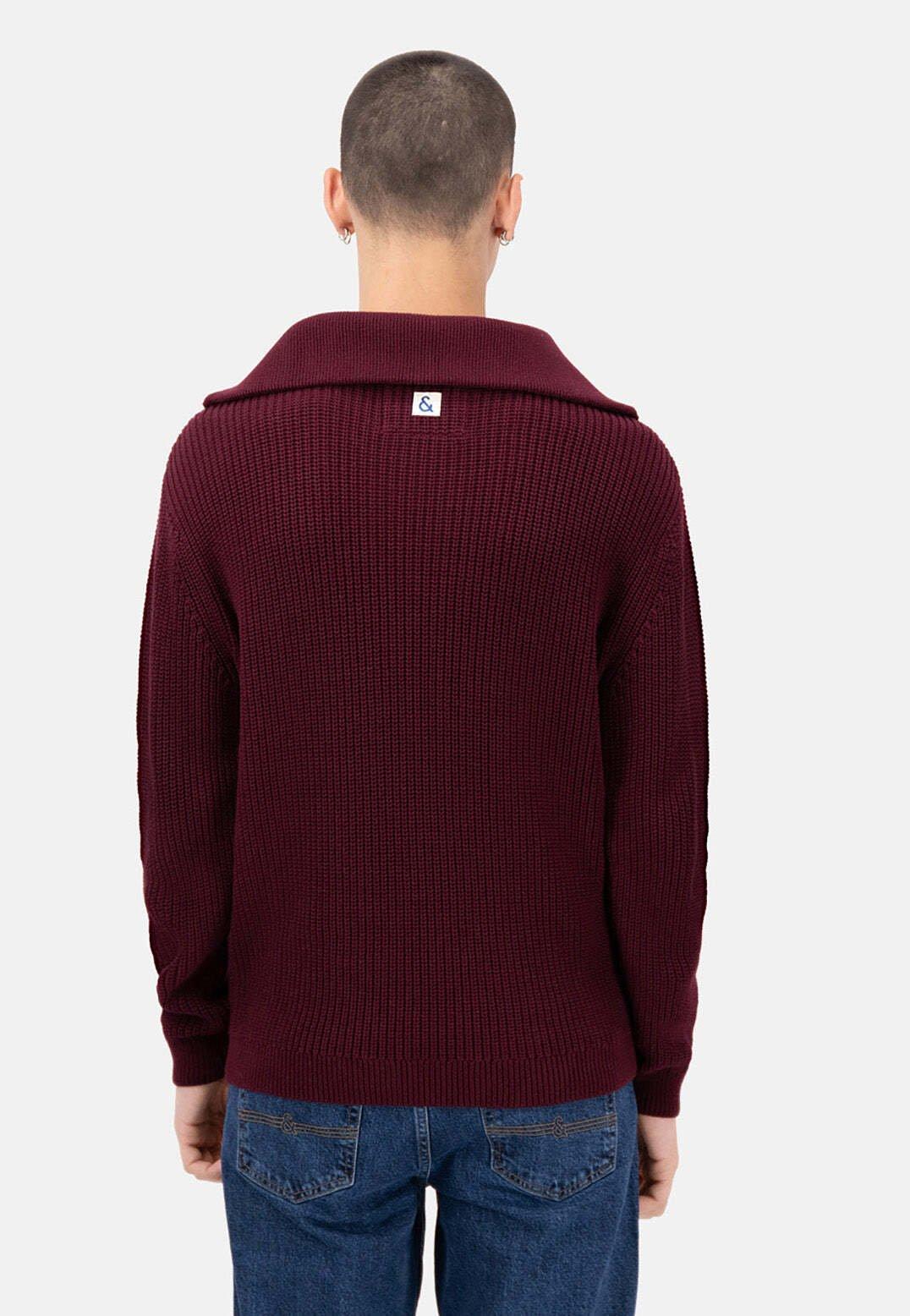 Colours & Sons  Pullover Mock-Zip-Half Cardigan Stitch 