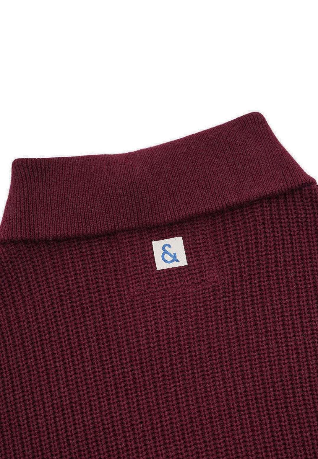 Colours & Sons  Pullover Mock-Zip-Half Cardigan Stitch 