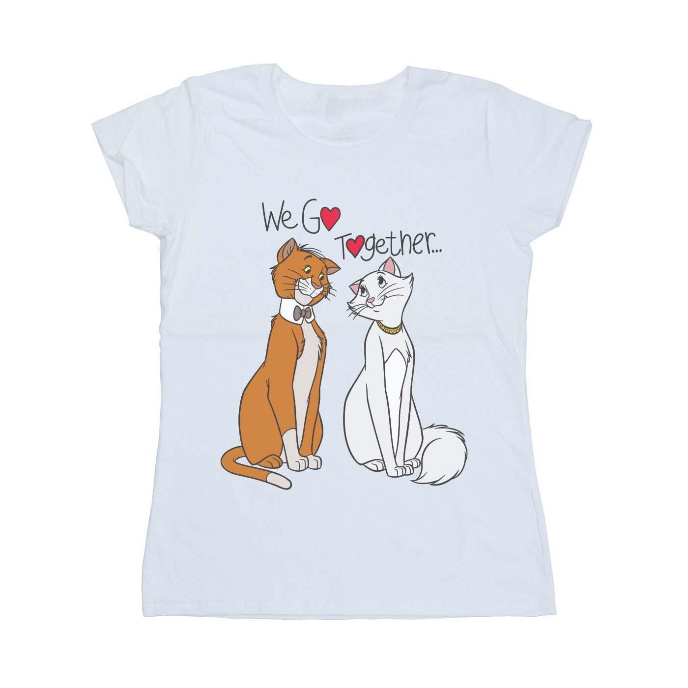 Image of The Aristocats We Go Together Tshirt Damen Weiss M