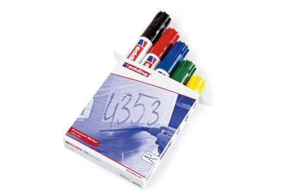 Edding EDDING Permanent Marker 800 4-12mm 800-99 5 Farben ass.  