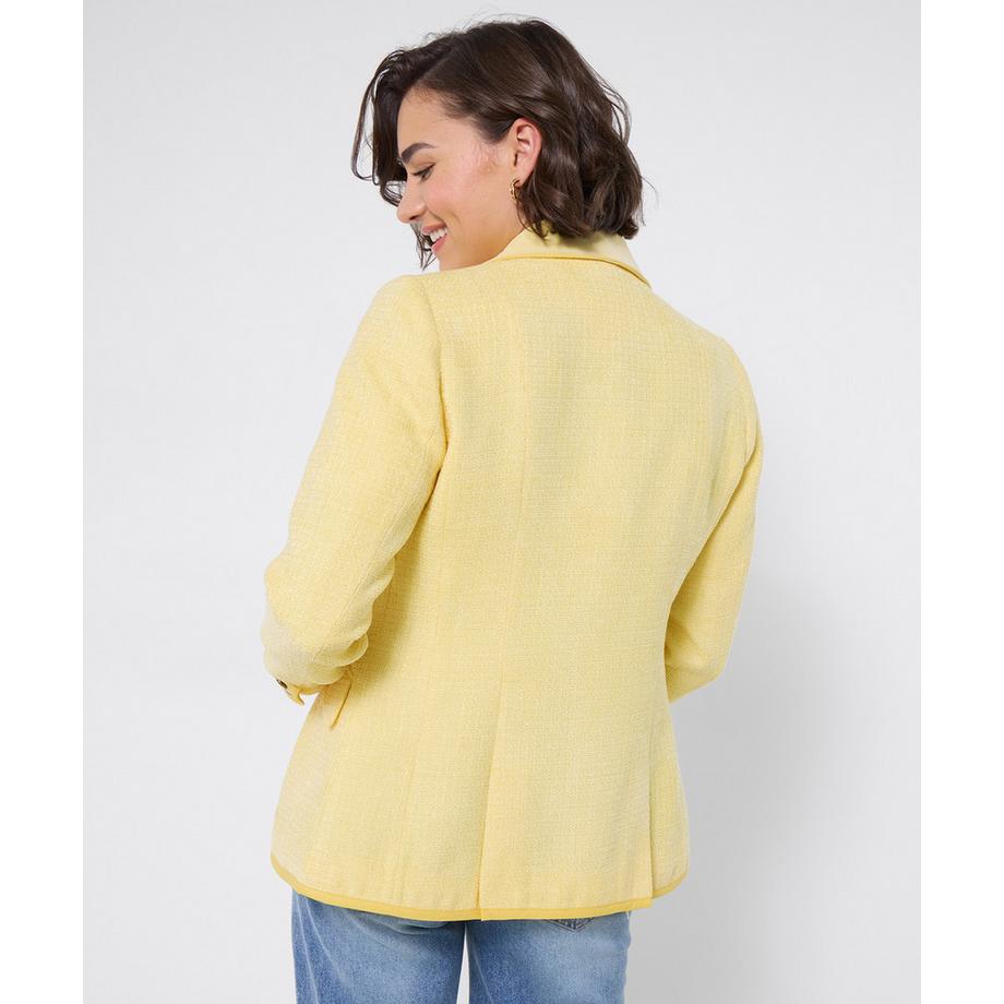 Joe Browns Gefütterte Jacke mit Kontrastkragen und Prinzessnähten  