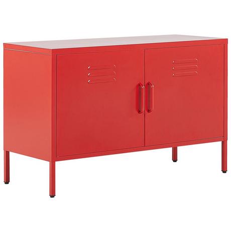 Beliani Commode 2 portes en Acier Moderne URIA  